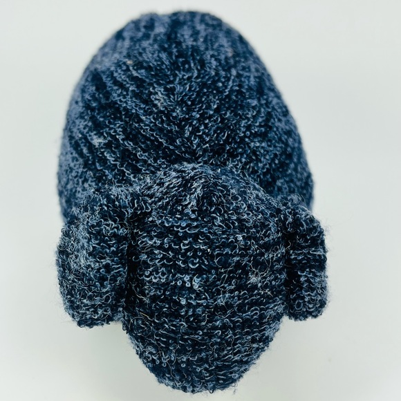 Bath and Body Works Plush Stuffed Animal Lamb Sheep Navy Blue Knit - Picture 2 of 8